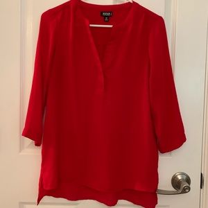 a.n.a red blouse....size Medium